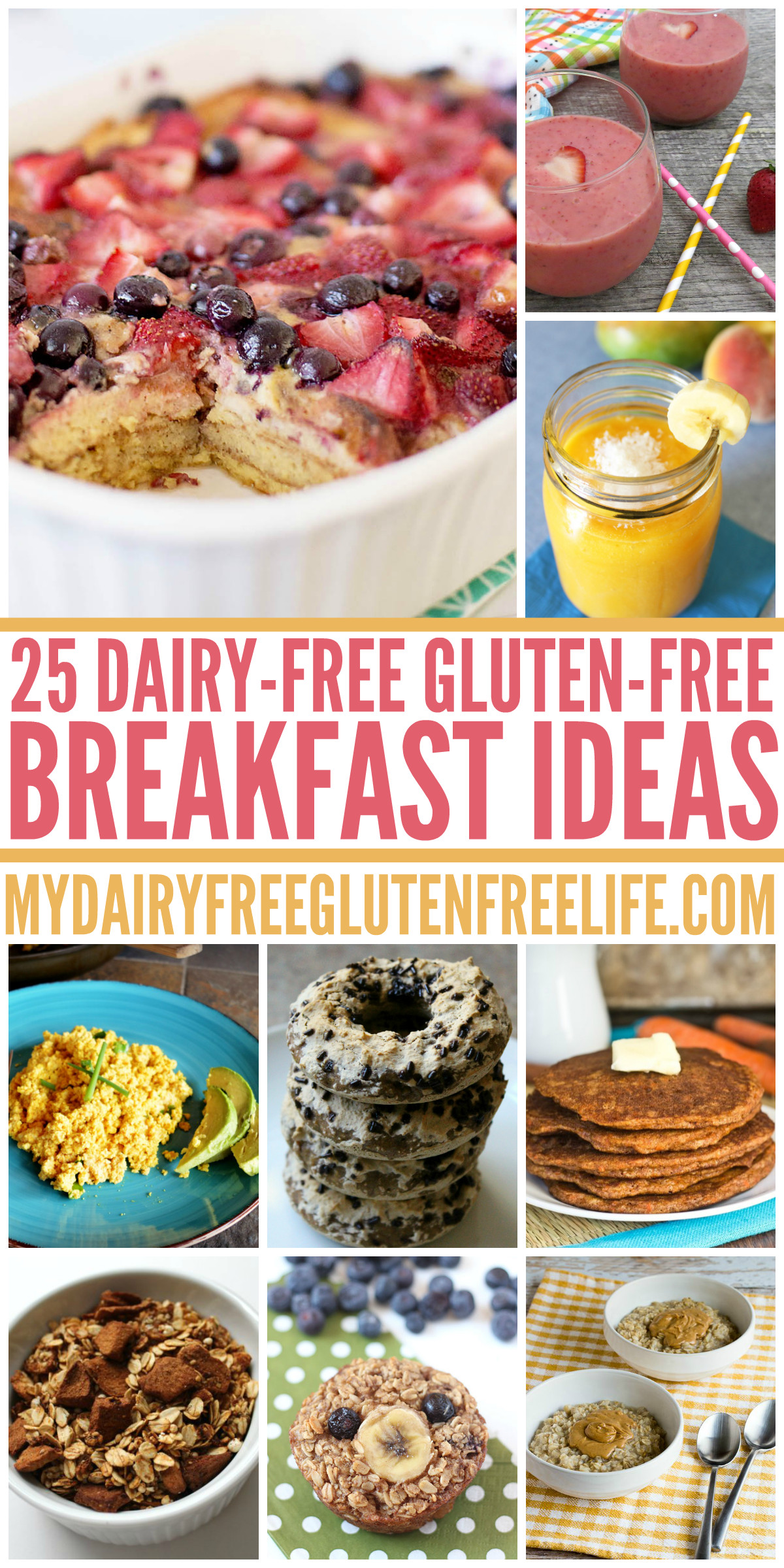 Gluten Free Dairy Free Breakfast Recipes
 25 Dairy Free Gluten Free Breakfast Ideas My DairyFree