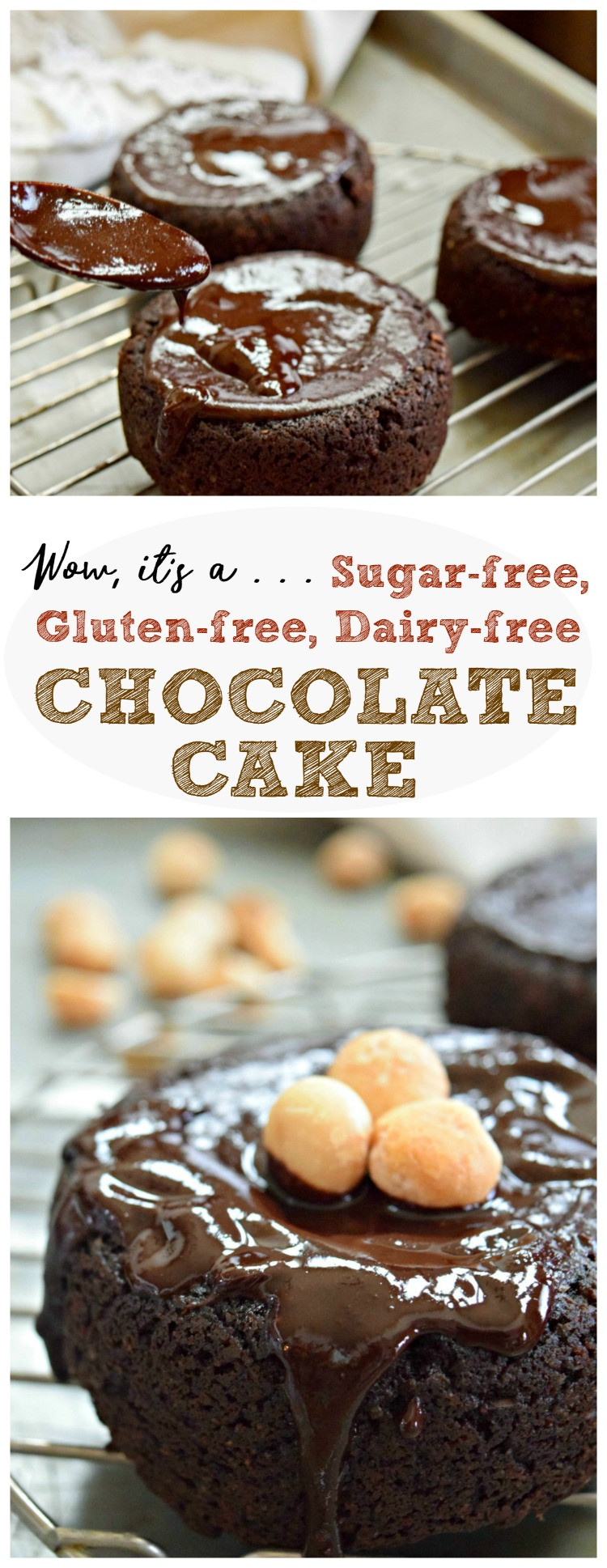 Gluten Free Dairy Free Chocolate Cake
 Wow It’s a Sugar free Gluten free Dairy free Paleo