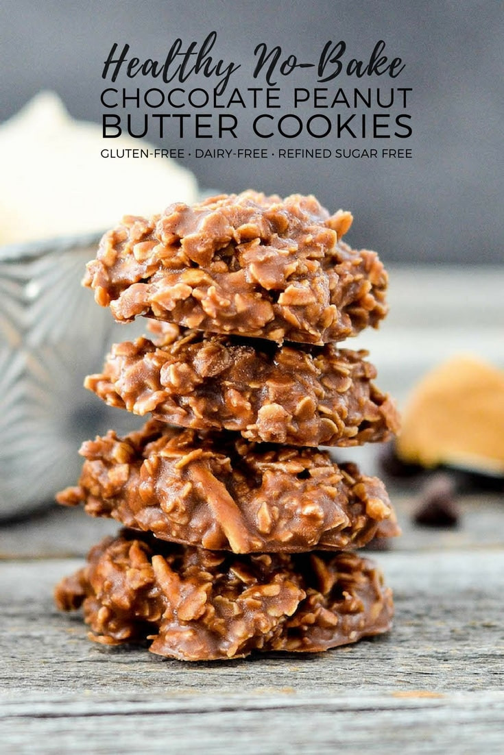 Gluten Free Dessert Recipes With Normal Ingredients
 Healthy No Bake Chocolate Peanut Butter Cookies