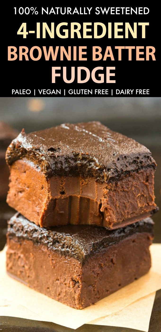 Gluten Free Dessert Recipes With Normal Ingredients
 Healthy Brownie Batter Fudge Paleo Vegan Naturally