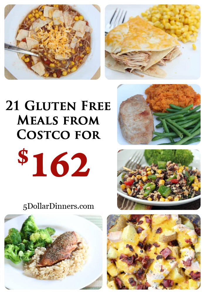 Gluten Free Dinners
 21 Gluten Free Meals from Costco for $162