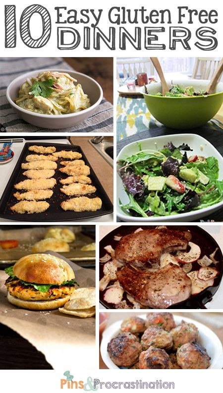 Gluten Free Dinners
 10 Quick and Easy Gluten Free Dinners