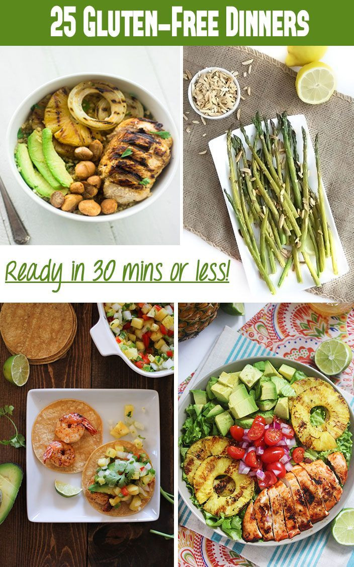 Gluten Free Dinners
 Best 25 Gluten free meal plan ideas on Pinterest