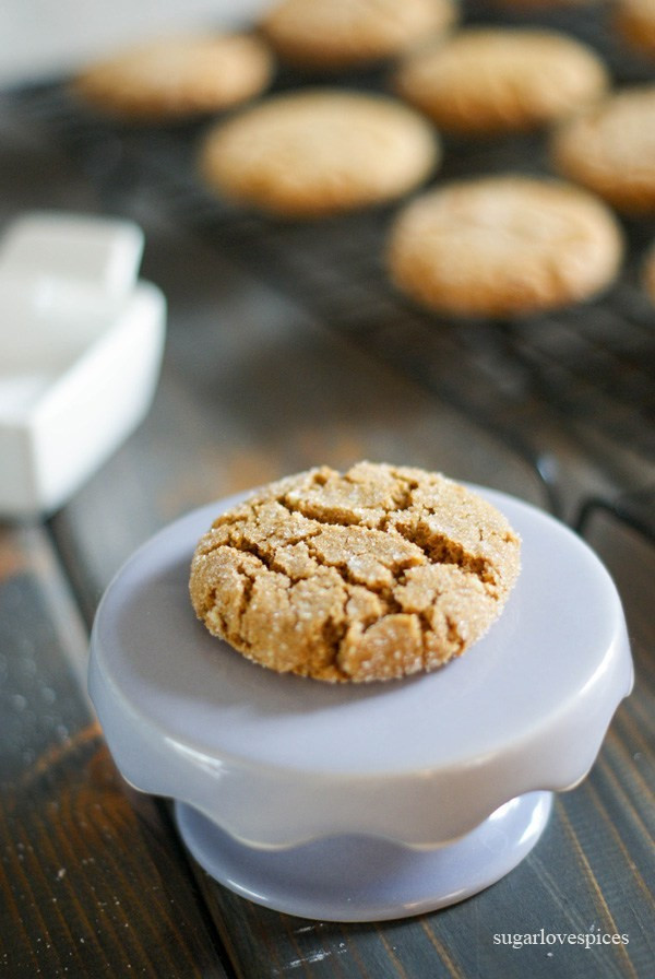 Gluten Free Molasses Cookies
 Gluten free Ginger Molasses Cookies by sugarlovespices