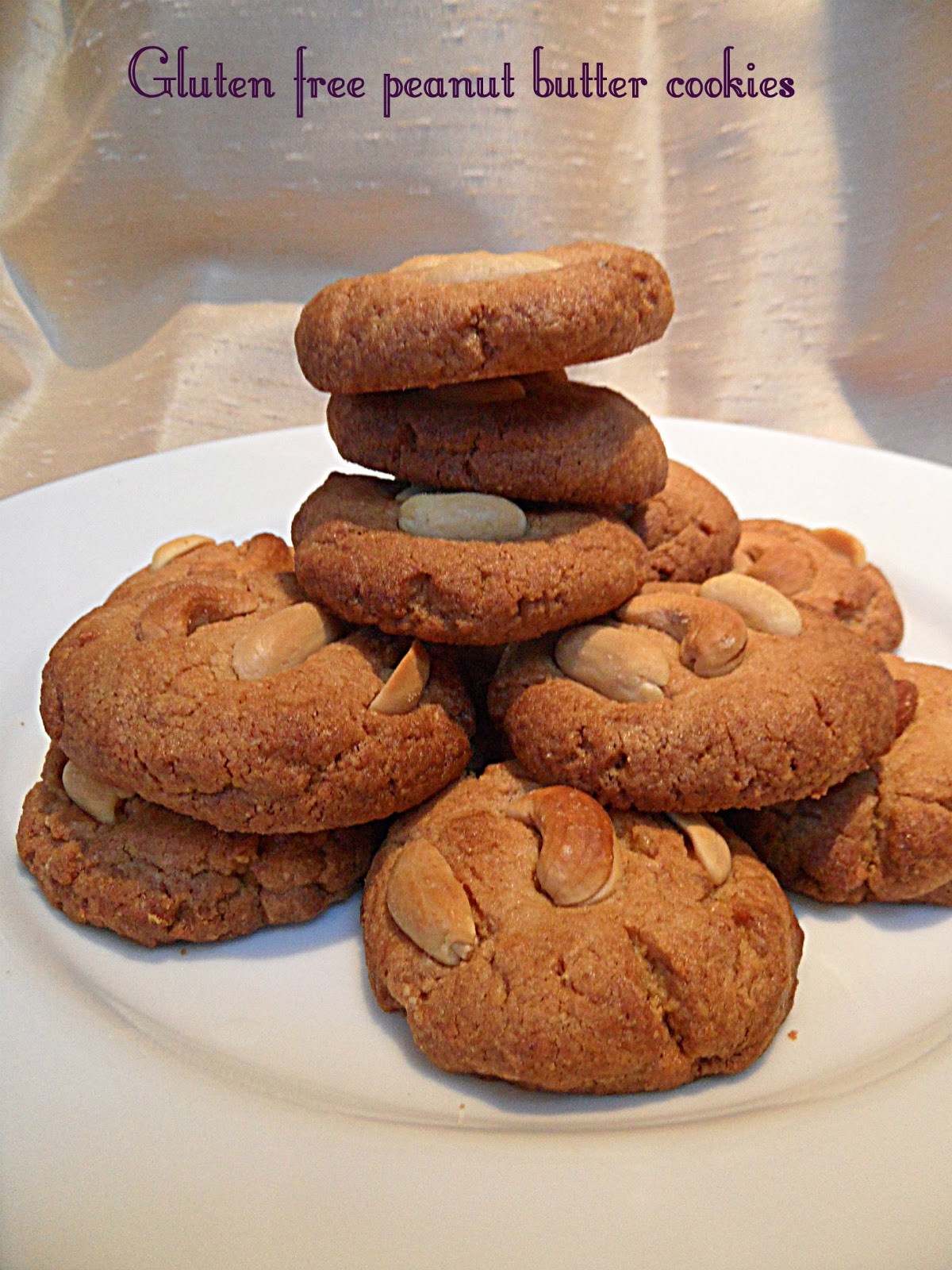 Gluten Free Peanut Butter Cookies
 Chez Maximka Gluten free peanut butter cookies