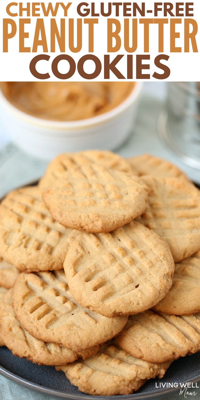 Gluten Free Peanut Butter Cookies
 Chewy Gluten Free Peanut Butter Cookies