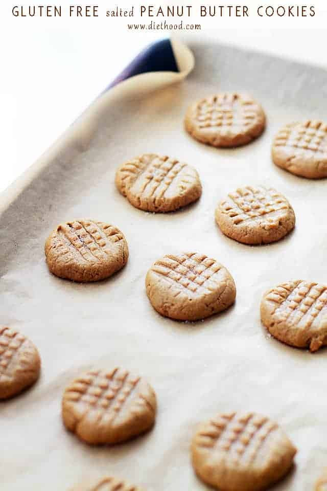 Gluten Free Peanut Butter Cookies
 Gluten Free Salted Peanut Butter Cookies Recipe