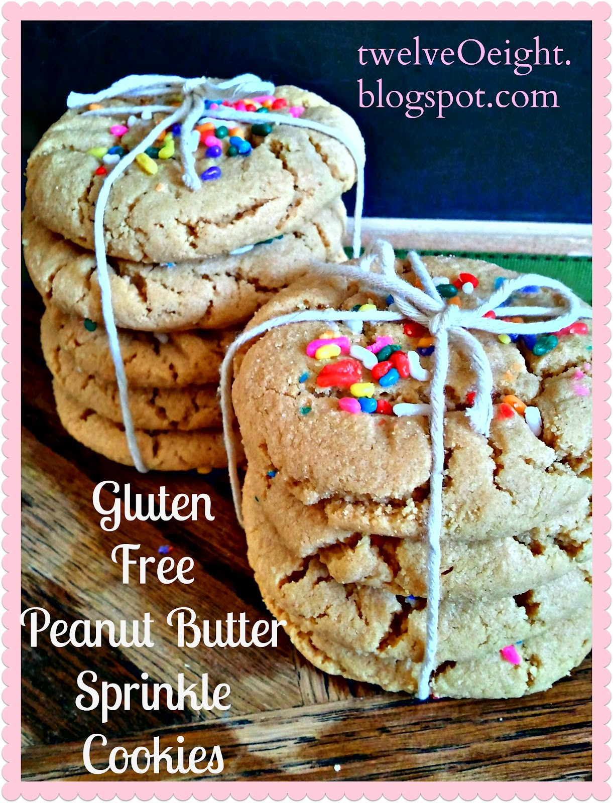 Gluten Free Peanut Butter Cookies
 Gluten Free Peanut Butter Sprinkle Cookies