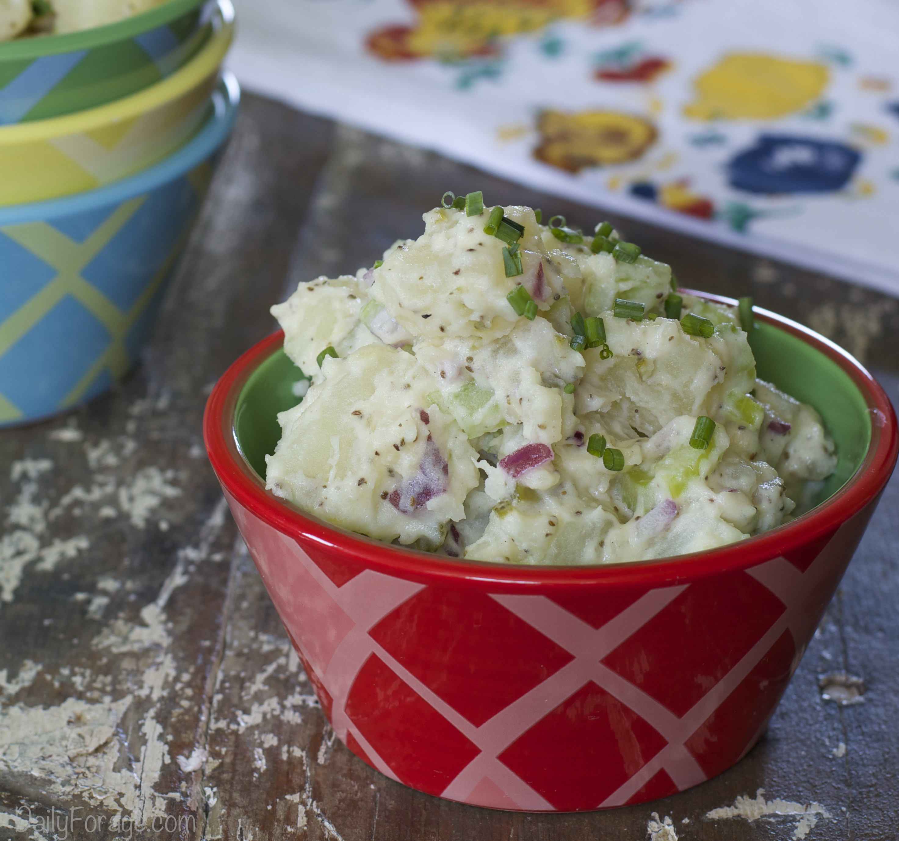 Gluten Free Potato Salad
 Gluten free Dairy free Creamy Potato Salad