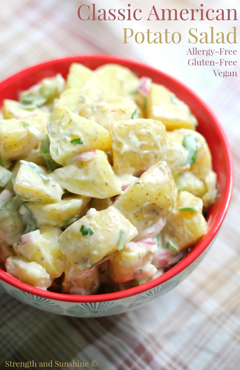 Gluten Free Potato Salad
 Classic American Potato Salad Gluten Free Vegan