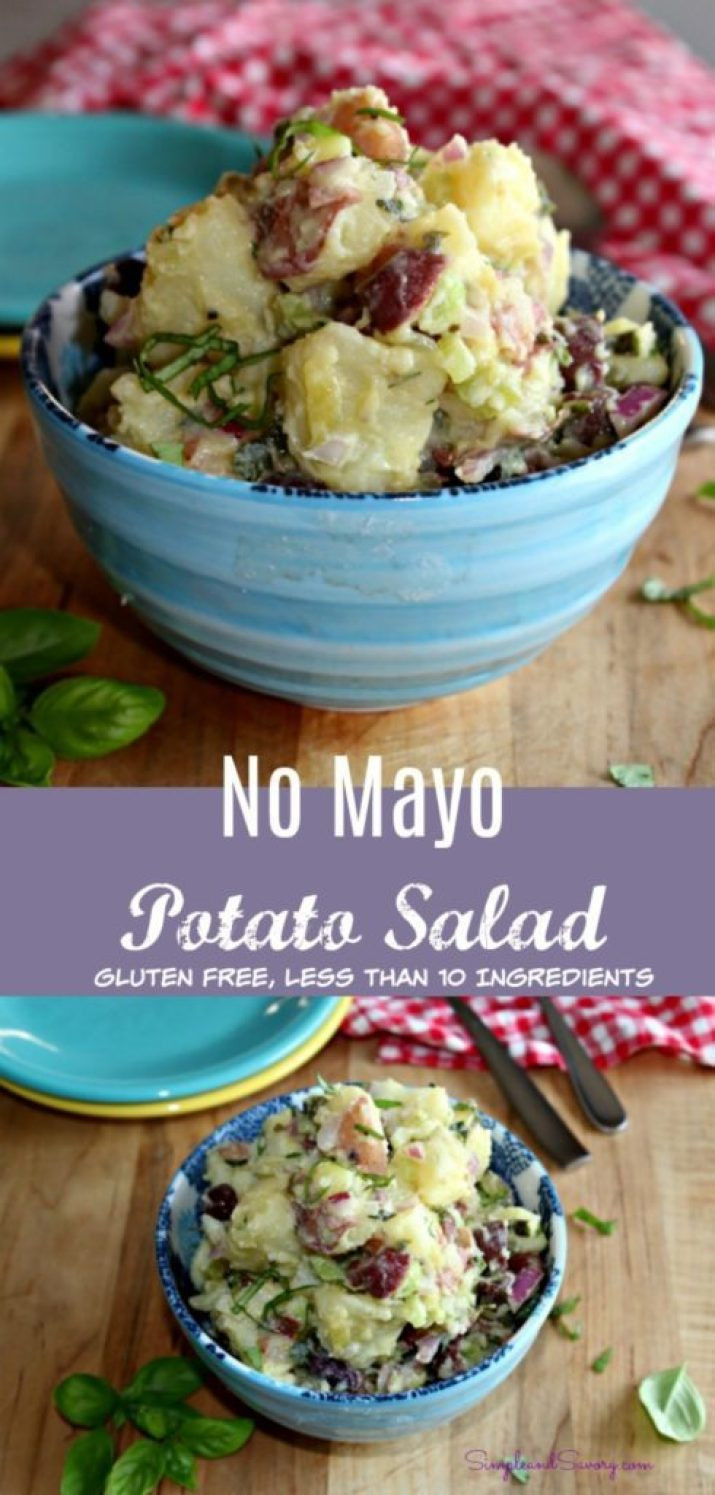 Gluten Free Potato Salad
 No Mayo Potato Salad Simple And Savory