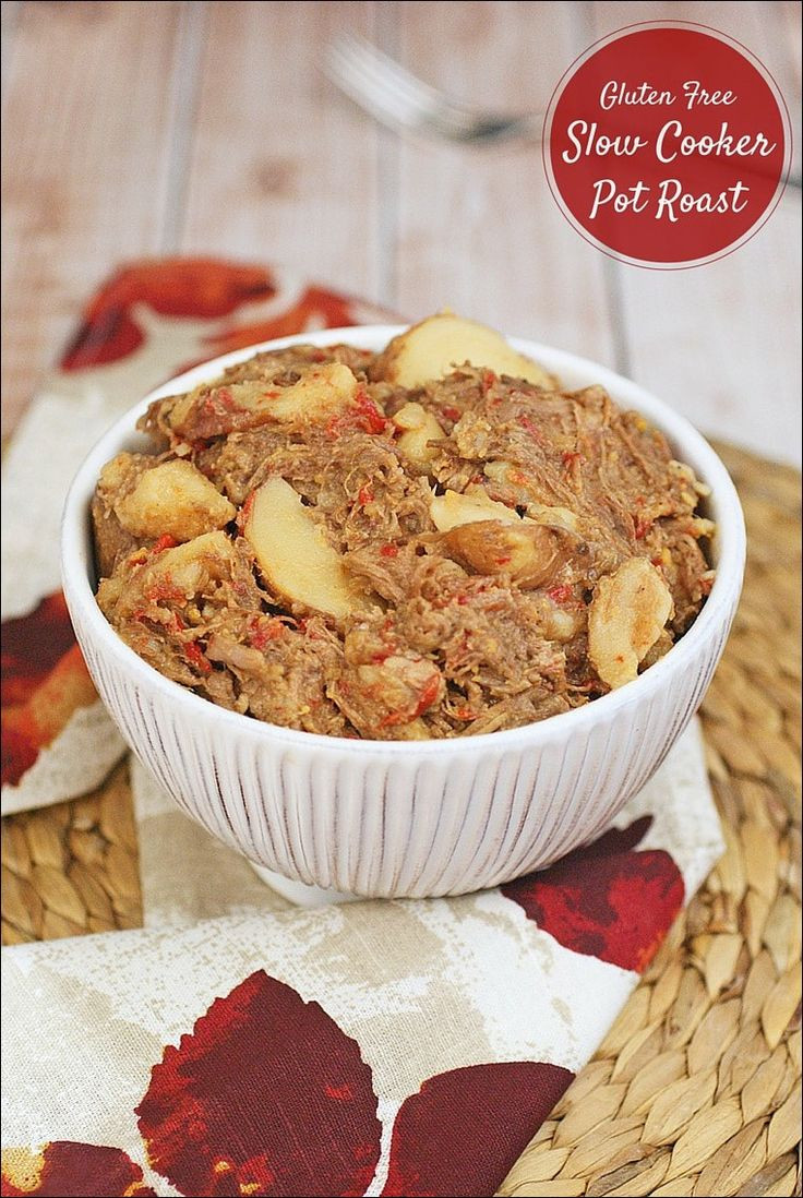 Gluten Free Slow Cooker Recipes
 Check out Gluten Free Slow Cooker Pot Roast It s so easy