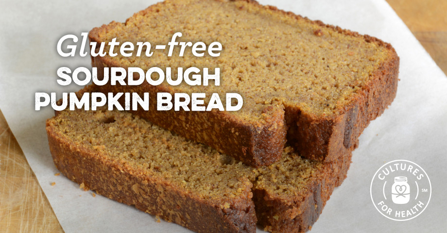 Gluten Free Sourdough Bread Recipe
 Gluten free Sourdough Pumpkin Bread Recipe Cultures for