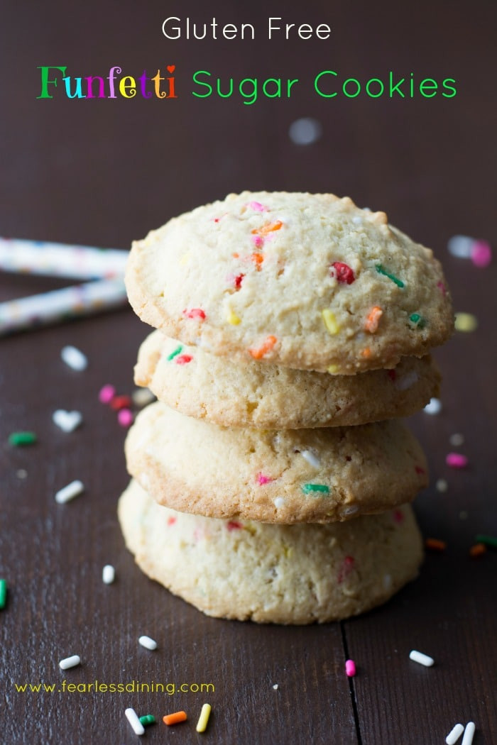 Gluten Free Sugar Cookies
 Gluten Free Sugar Cookies with Funfetti Sprinkles