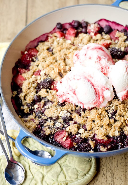 Gluten Free Summer Desserts
 Gluten Free Summer Berry Skillet Crisp