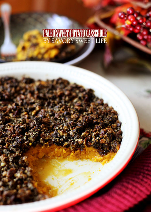 Gluten Free Sweet Potato Casserole
 Sweet Potato Casserole Gluten free Dairy Free and Paleo