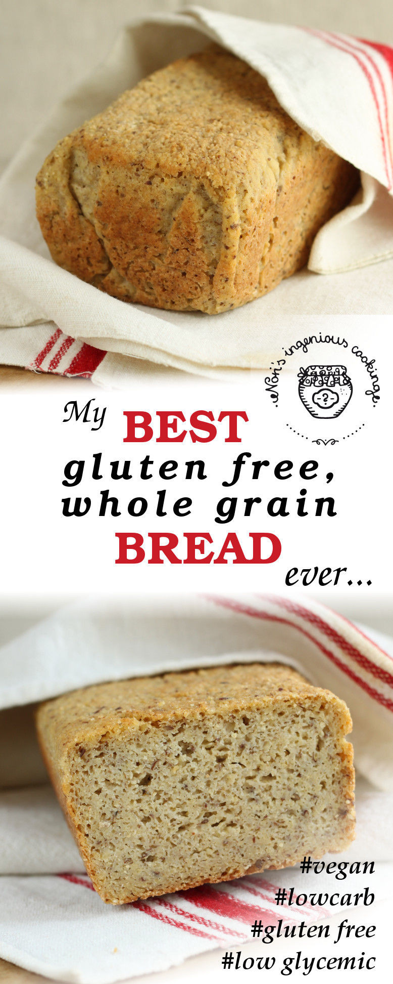 Gluten Free Vegan Bread Recipe
 My best gluten free whole grain bread ever vegan