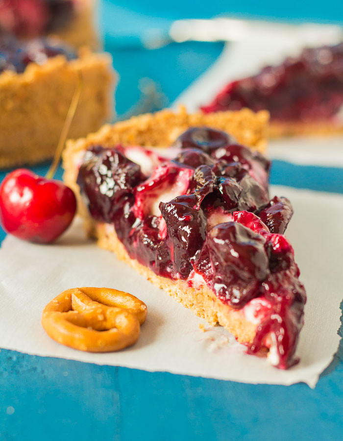 Gluten Free Vegan Recipes
 Pretzel Cherry Cheesecake – Vegan Gluten free