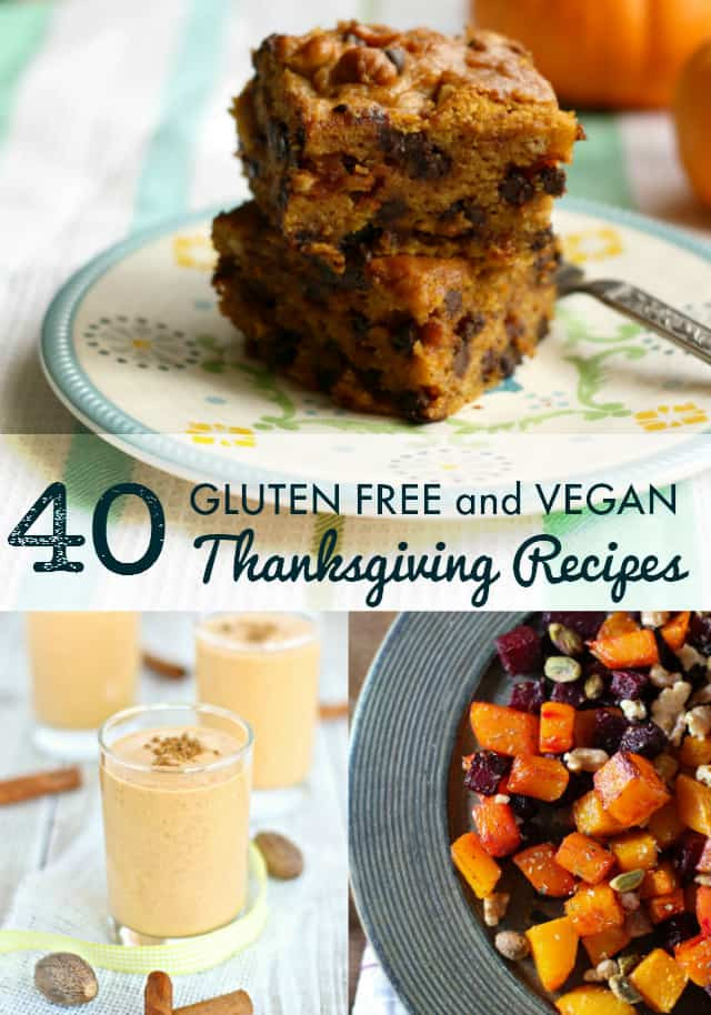 Gluten Free Vegetarian Recipes
 40 Vegan and Gluten Free Thanksgiving Recipes The