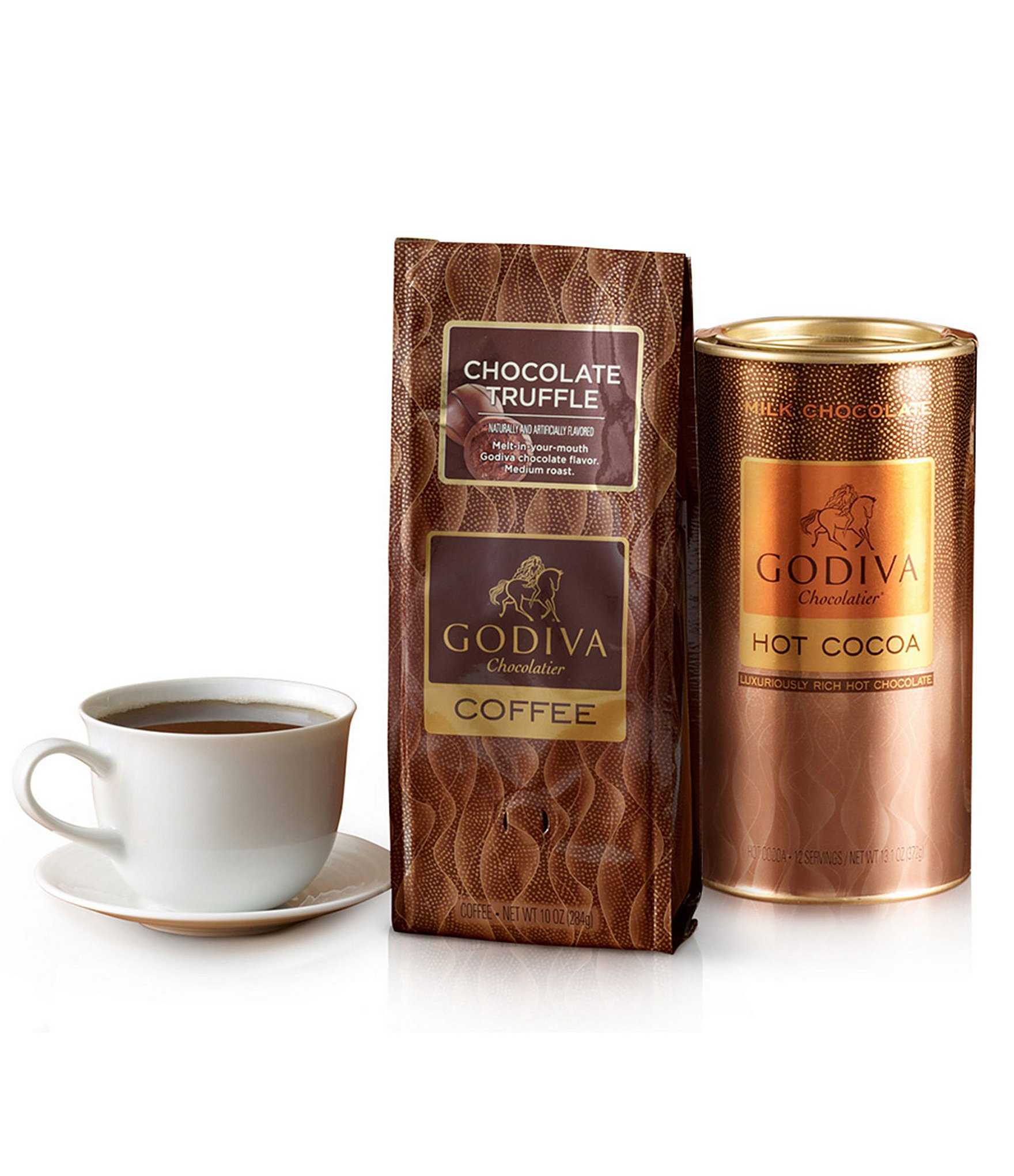 Godiva Hot Chocolate
 Godiva Chocolatier Chocolate Coffee & Cocoa Gift Set