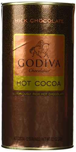 Godiva Hot Chocolate
 GODIVA Chocolatier Milk Chocolate Hot Cocoa Canister 13