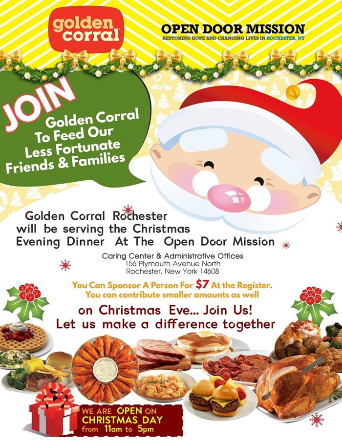 Golden Corral Dinner Hours
 Golden Corral Open Christmas