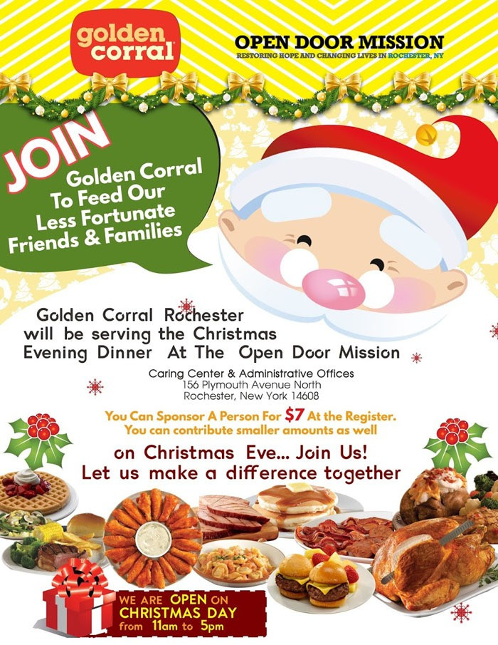 Golden Corral Dinner Menu
 Golden Corral Open Christmas