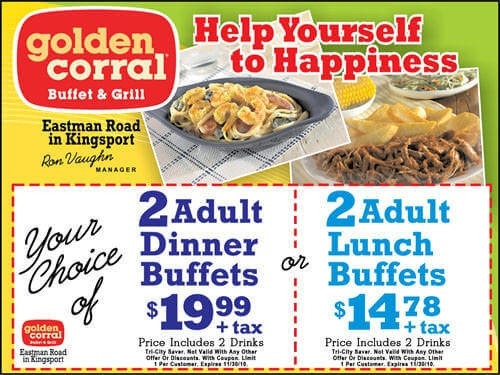 Golden Corral Dinner Menu
 Golden Corral Lunch Menu