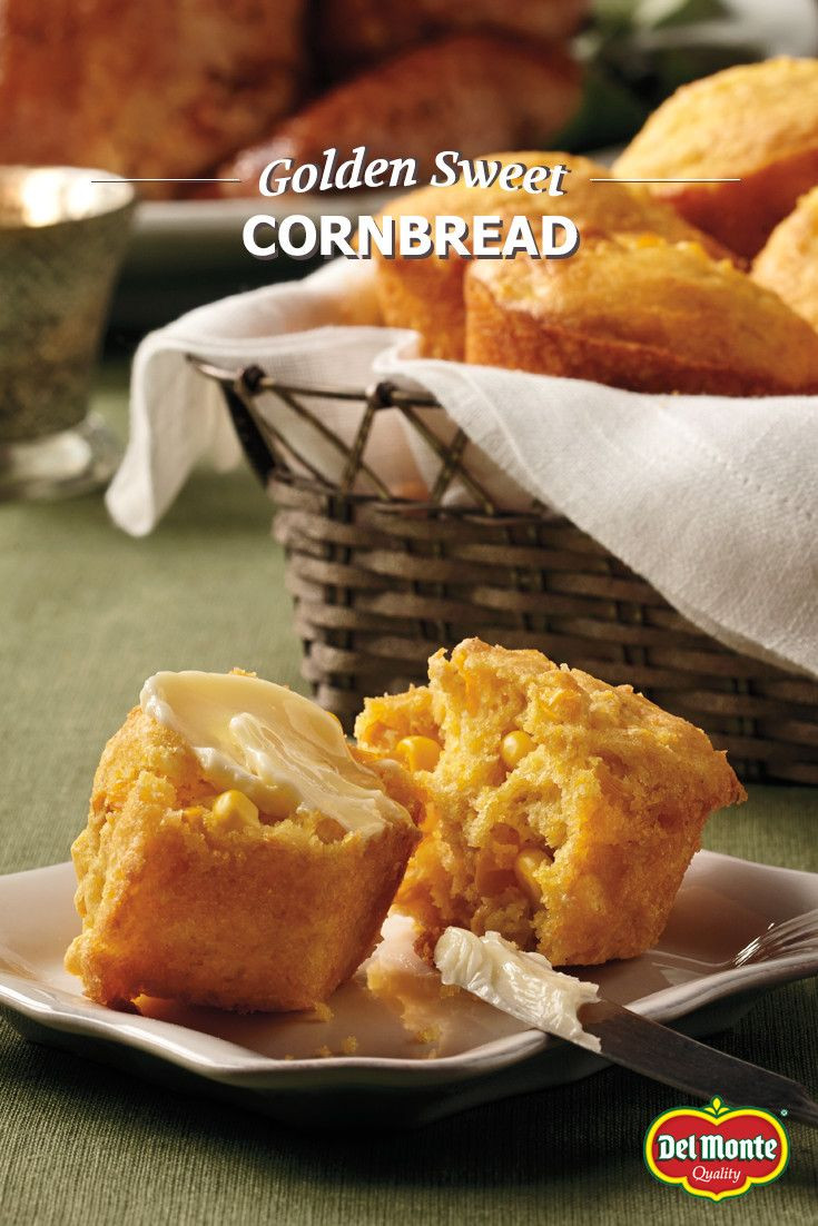 Golden Sweet Cornbread
 Golden Sweet Cornbread Creamed corn and whole corn