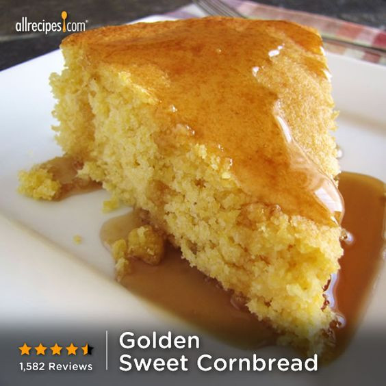 Golden Sweet Cornbread
 Pinterest • The world’s catalog of ideas