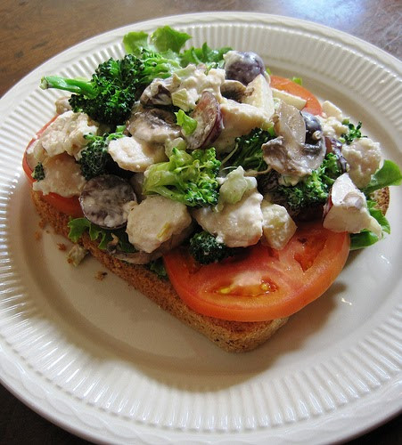 Gourmet Chicken Salad
 Ratty Gourmet Chicken Salad Broccoli Tomato Sandwich