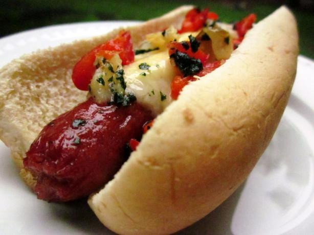 Gourmet Hot Dogs
 Manchego Cheese And Garlic Gourmet Hot Dogs Recipe Food