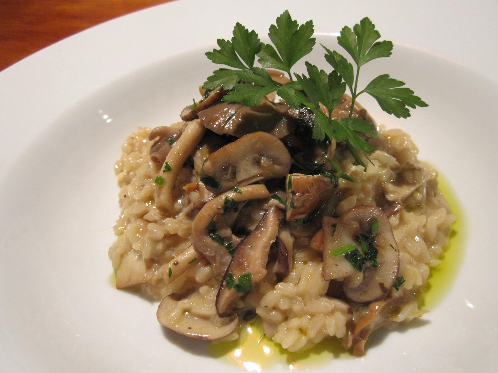 Gourmet Mushroom Risotto
 RICE