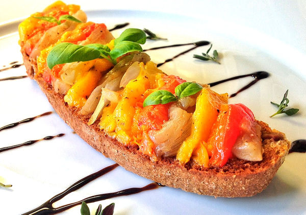 Gourmet Vegetarian Recipes
 A Taste of Sunshine Escalivada Catalana Dish by The