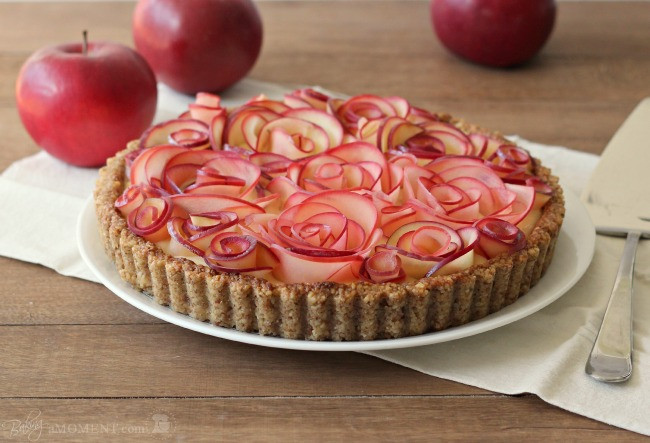 Grace Street Coffee &amp; Desserts
 Apple Rose Tart with Maple Custard and Walnut Crust