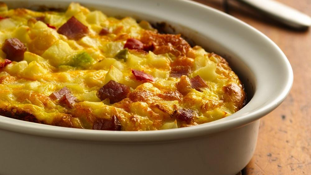 Grands Biscuit Breakfast Casseroles
 Biscuit Ham and Potato Bake recipe from Pillsbury