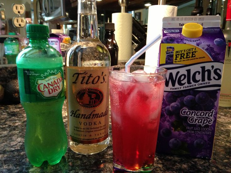 Grape Vodka Drinks
 Grape juice Ginger ale and Ales on Pinterest