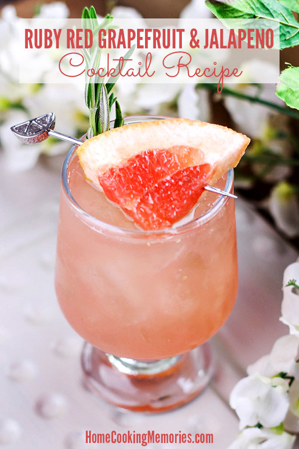 Grapefruit Vodka Drinks
 Spicy Ruby Red Grapefruit & Jalapeno Cocktail Recipe