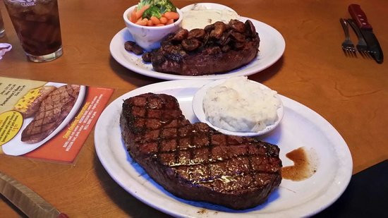 Great Steak And Potato
 25oz bone in ribeye with loaded sweet potato Picture of