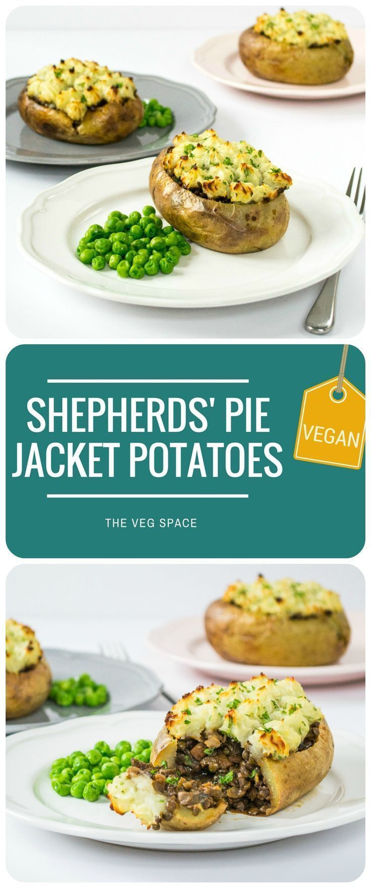 Great Vegetarian Recipes
 These Veggie Shepherds Pie Jacket Potatoes are a