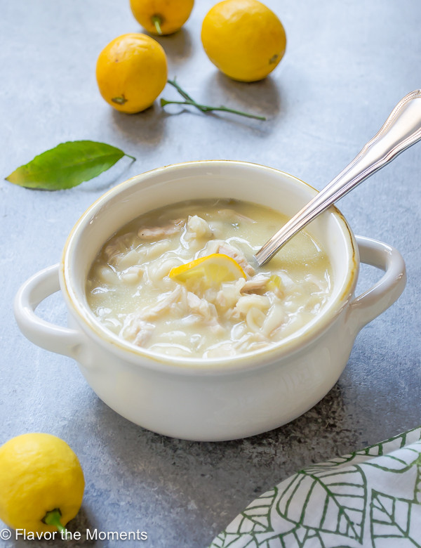 Greek Chicken Soup
 Slow Cooker Greek Lemon Chicken Soup Avgolemono Flavor