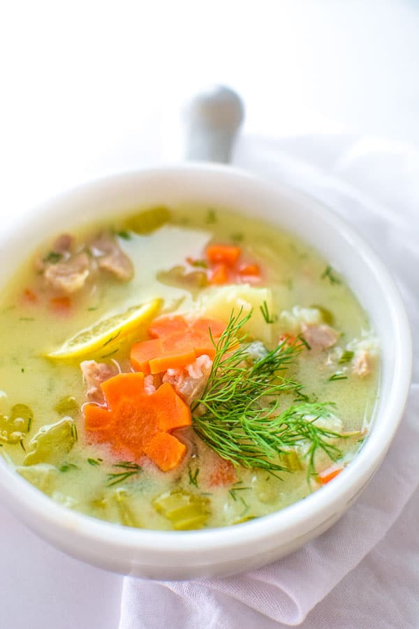 Greek Chicken Soup
 EASY GREEK CHICKEN LEMON SOUP COOKTORIA