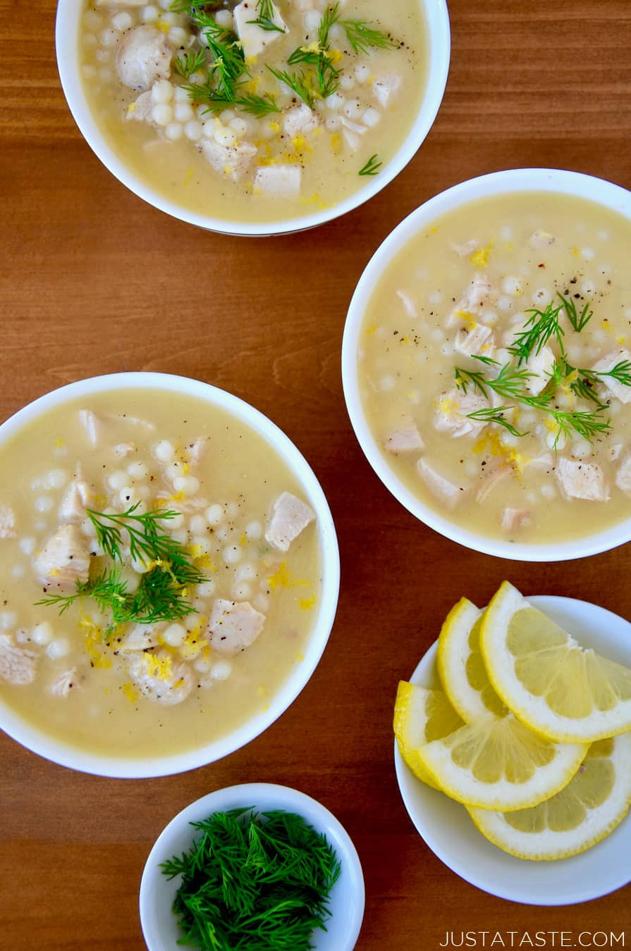 Greek Chicken Soup
 Quick Greek Lemon Chicken Soup