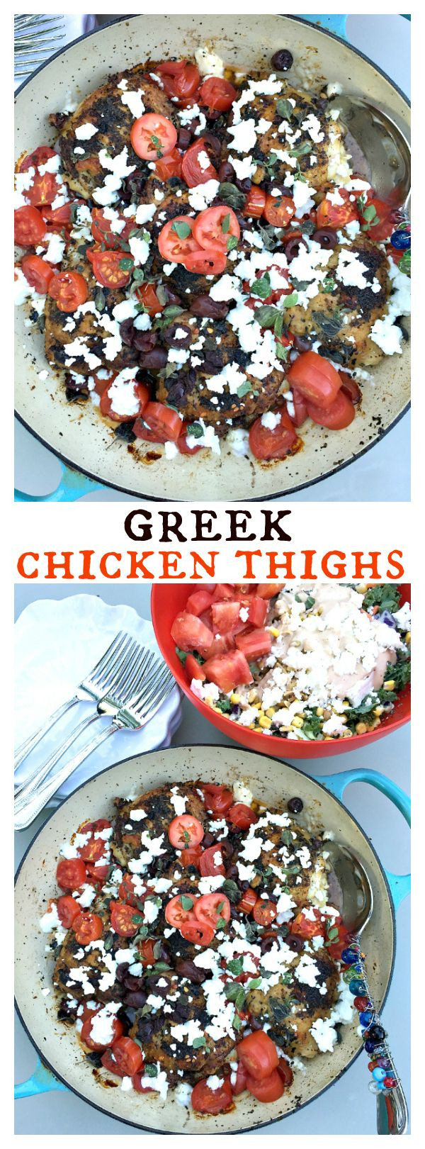 Greek Chicken Thighs
 Greek Chicken Thighs Recipe — Dishmaps