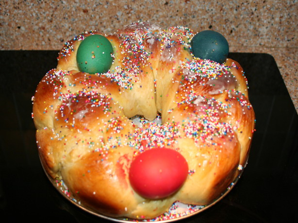 Greek Easter Bread
 Tsoureki Greek Easter Bread Bread Machine Recipe Recipe