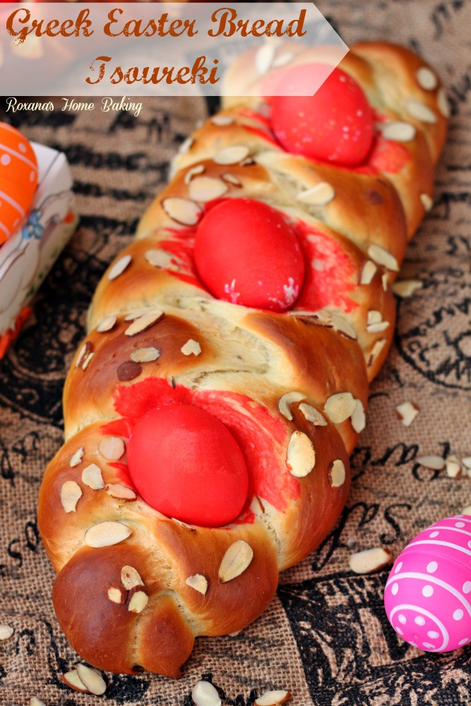 Greek Easter Bread
 Tsoureki Greek Easter bread recipe