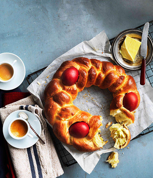 Greek Easter Bread
 Greek Easter bread Tsoureki Gourmet Traveller