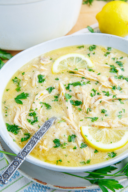 Greek Lemon Chicken Soup
 Avgolemono Soup aka Greek Lemon Chicken Soup Recipe on