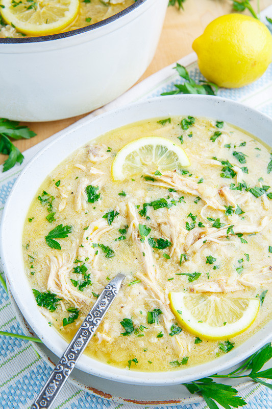 Greek Lemon Chicken Soup
 Avgolemono Soup aka Greek Lemon Chicken Soup Recipe on