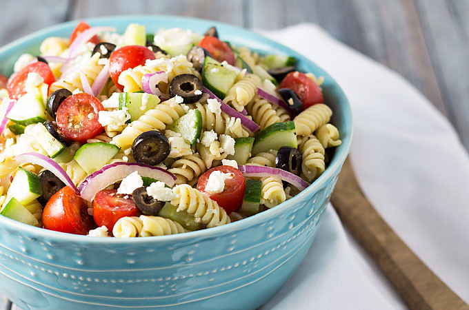 Greek Pasta Salad
 Greek Pasta Salad